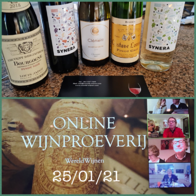 Online wijnproeverij 2021